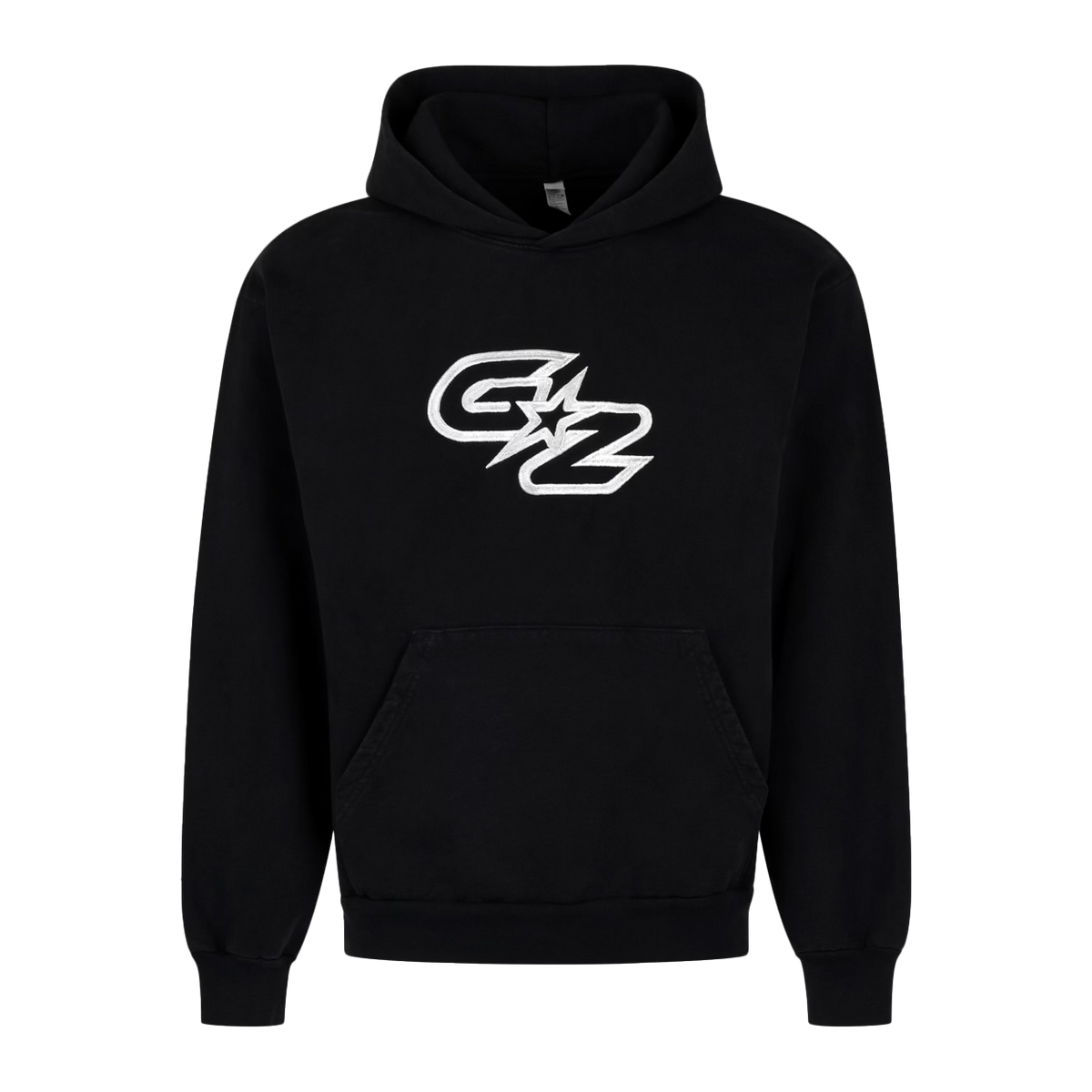 GZ Signature Black Hoodie Embroidered – GZ's Merch Store